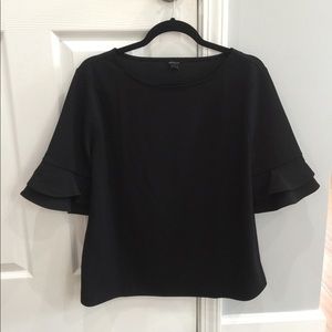 Ann Taylor Top with Bell Sleeves
